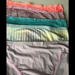 NWT VICTORIA'S SECRET 5-Pack Cotton Mixed Bikini Panties